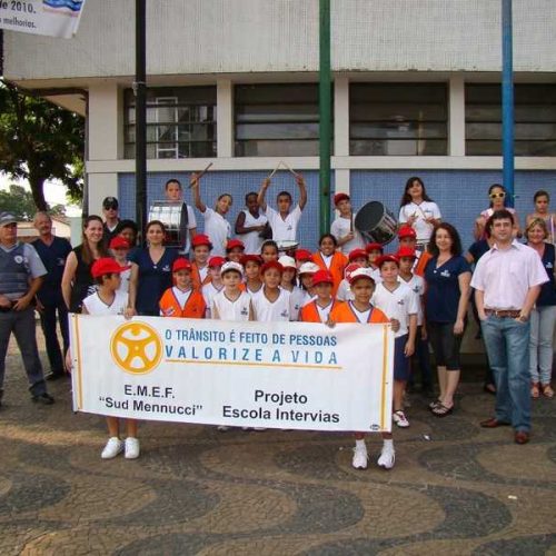 Unidades escolares fazem campanha na Semana Nacional do Trânsito