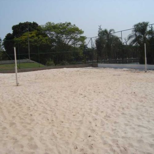 Quadra de vôlei do Clube de Campo é reformada