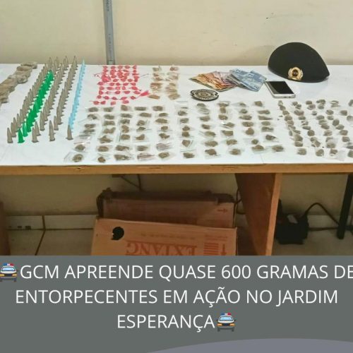 Porto Ferreira: ação da GCM termina com apreensão de 593 gramas de drogas