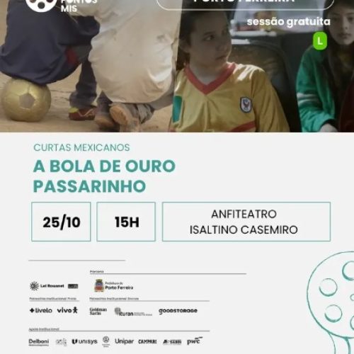 Projeto Pontos MIS exibe dois curtas-metragens em Porto Ferreira neste domingo (25/10)