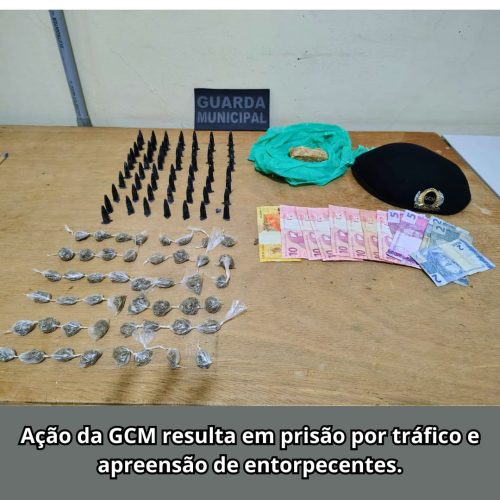 Homem é preso por tráfico de drogas no bairro Cristo Redentor em Porto Ferreira
