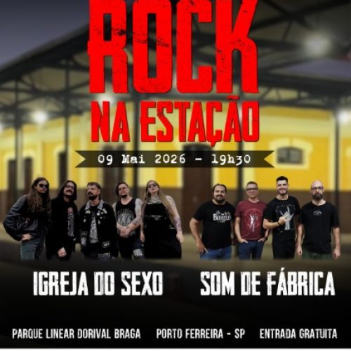 Rock na Estação agita Porto Ferreira com edição especial em maio
