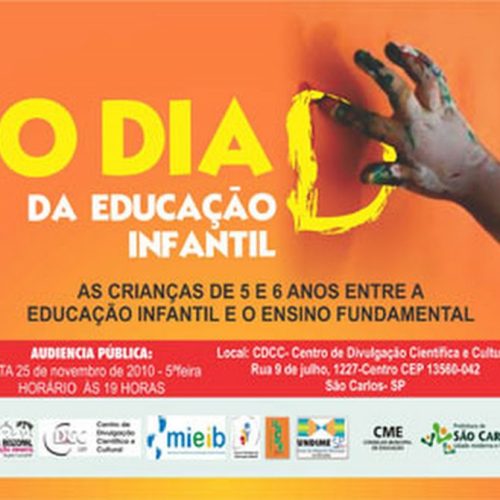 Dia D da Educação Infantil – audiência pública em São Carlos