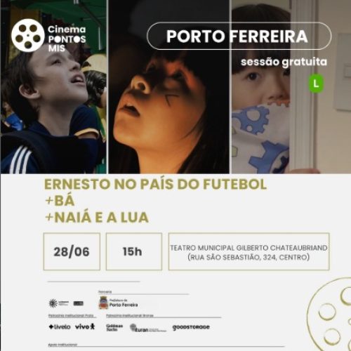 Pontos MIS promove sessão gratuita com três curtas-metragens em Porto Ferreira