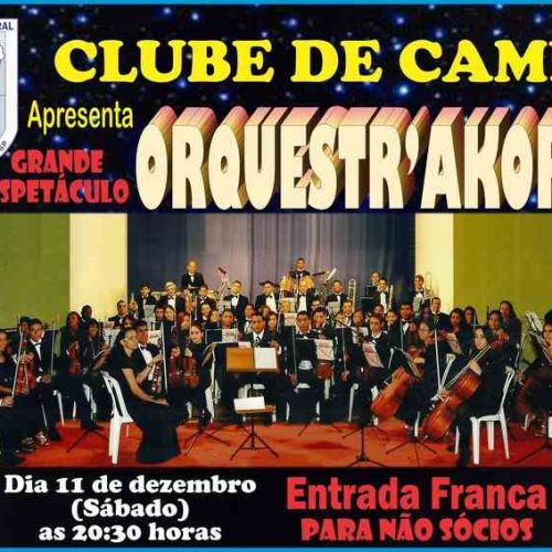 A Orquestr’Akords apresenta-se no Clube de Campo no sábado