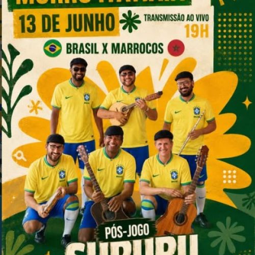 Morro Itatiaia  promove transmissão de Brasil x Marrocos com samba e confraternização