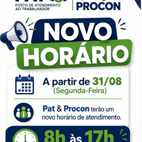 PAT e Procon de Porto Ferreira passam a atender em novo horário