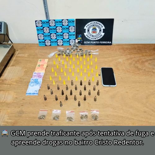 Homem é preso em flagrante por tráfico de drogas em Porto Ferreira