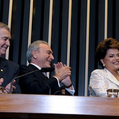 Deputado Nelson Marquezelli participa da cerimônia de posse da Presidente Dilma