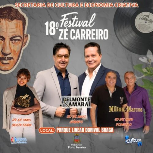Festival Zé Carreiro terá três dias de música sertaneja em Porto Ferreira
