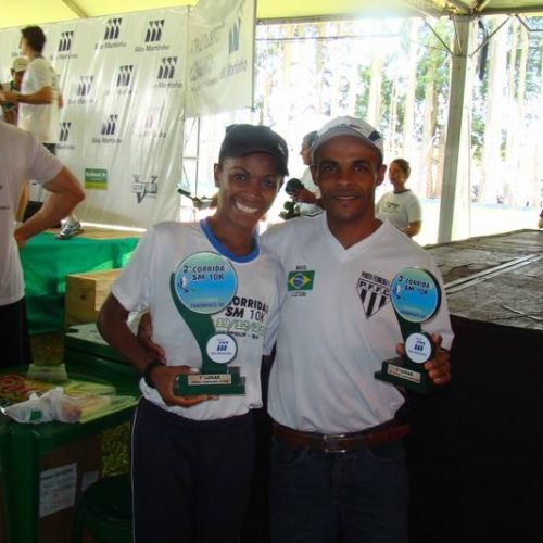 Equipe de atletismo do PFFC na 2ª Corrida SM 10 KM de Pradópolis