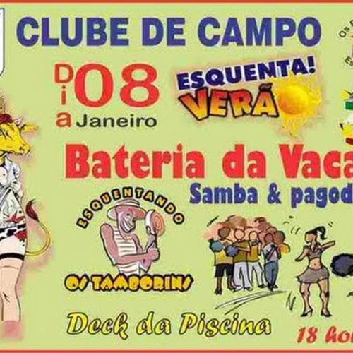 Hoje no Clube de Campo das Figueiras temos “Esquenta Verão!”