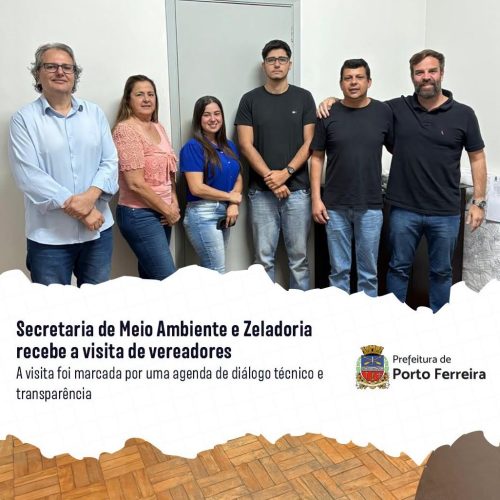 Porto Ferreira: vereadores visitam Secretaria de Meio Ambiente e Zeladoria