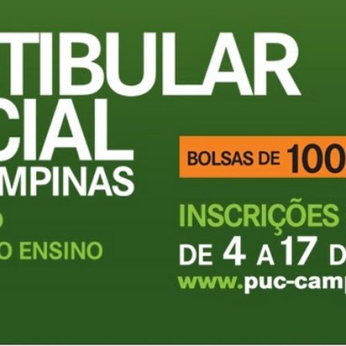 PUC – Campinas recebe inscrições para Vestibular Social 2011 até 17 de janeiro