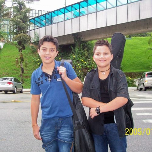 Felipe & Fernando fizeram bonito no programa do SBT
