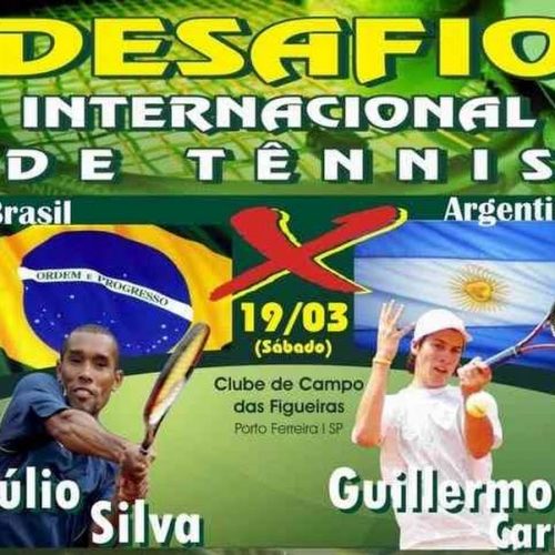 Desafio Internacional de Tênis “Brasil X Argentina” no Clube de Campo.