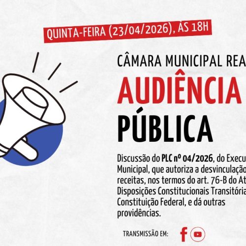 Audiência pública vai debater desvinculação de receitas em Porto Ferreira