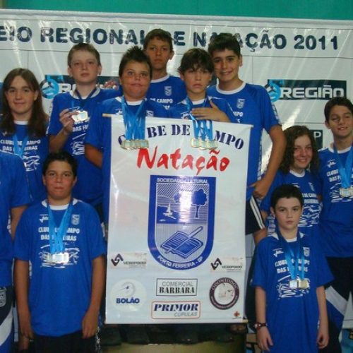 Natação do Clube de campo obteve ótimos resultados nas competições pela FAP