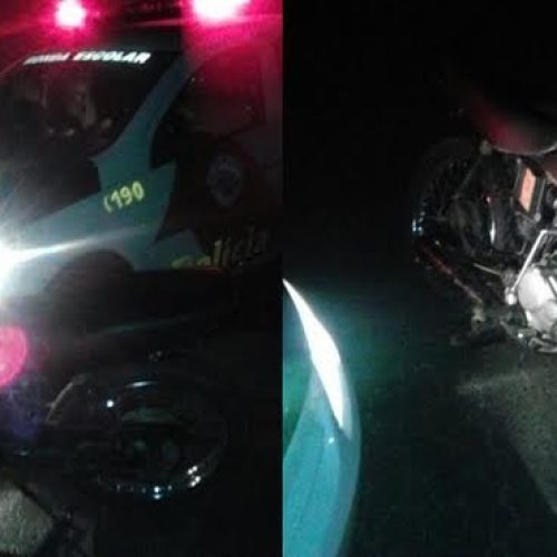 Moto Honda Fan sem placa e com número do chassi suprimido é encontrada com menor de 14 anos