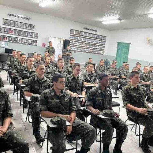 Santa Rita do Passa Quatro:Tiro de Guerra promove palestra sobre prevenção às drogas para atiradores