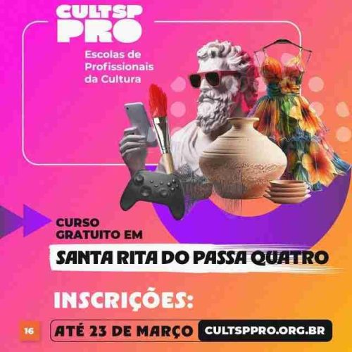 Santa Rita do Passa Quatro recebe CULTSP PRO com o curso de “Turismo e Desenvolvimento Local”