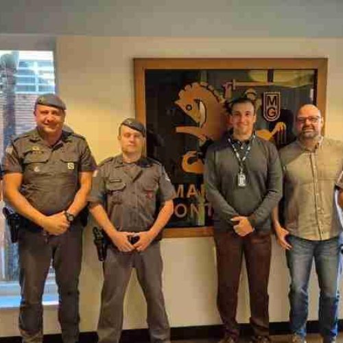 Polícia Militar de Porto Ferreira estreita laços com o setor empresarial em visita institucional