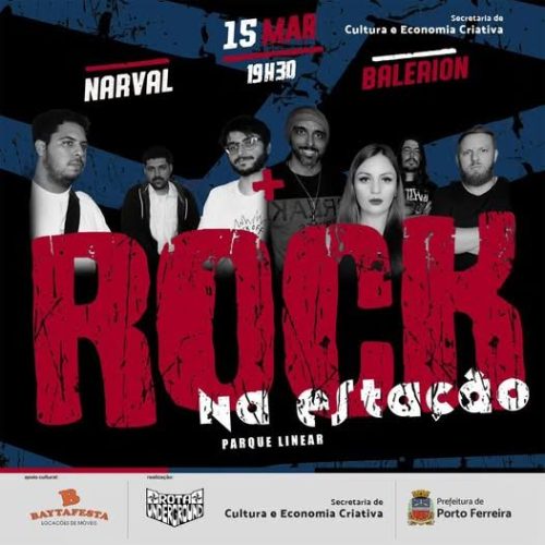 Rock na Estação agita Porto Ferreira neste sábado (15/03) com shows de Narval e Balerion