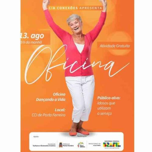 Porto Ferreira anuncia oficina de dança “Dançando a Vida” para idosos na próxima terça (13/08)