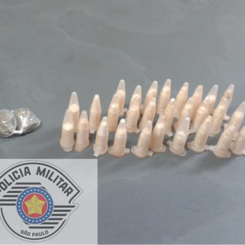 Desempregado e menor são fragrados com cocaína e maconha no Jardim Anésia II