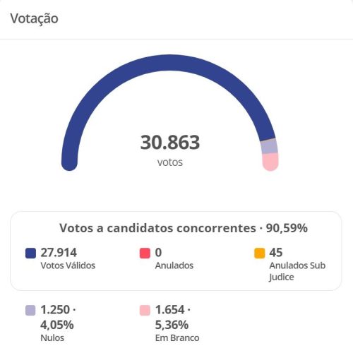 Veja a votação completa dos candidatos a vereador nas eleições municipais de Porto Ferreira de 2024