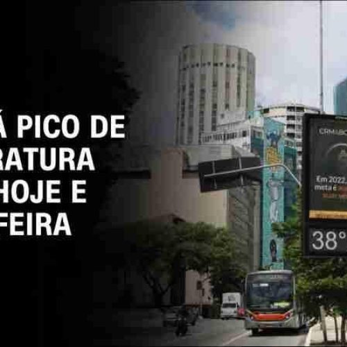 Onda de calor no estado de SP terá pico de temperatura entre está segunda (17) e terça (18)
