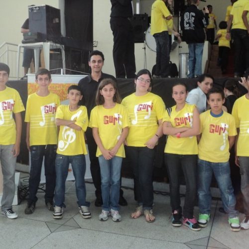 Alunos do Projeto Guri participam de encontro de percussão em Cordeirópolis