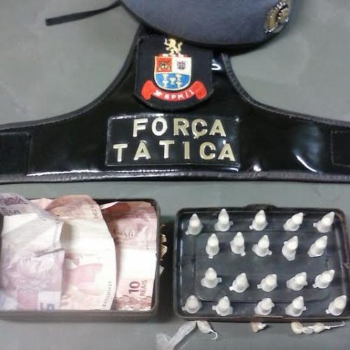 Homem é preso pela Força Tática na Vila Maria por tráfico de drogas