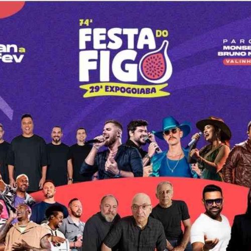 Sertanejo, rock e pagode irão agitar a 74ª Festa do Figo e 29ª Expogoiaba de Valinhos de 2025