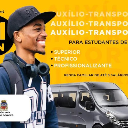 Porto Ferreira: Inscrições para receber auxílio transporte para o 1º semestre de 2025 vão até 31/01