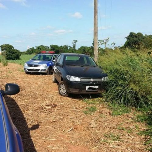 GCM localiza na zona rural veículo que havia sido roubado em Santa Rita