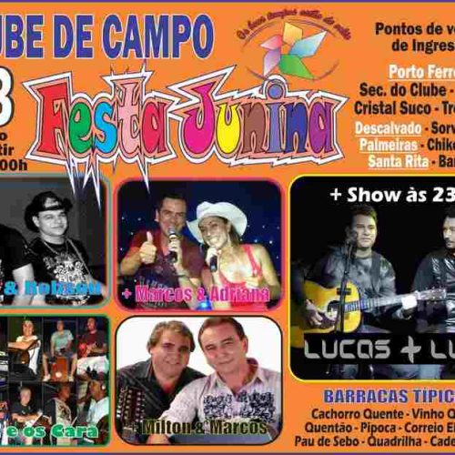 Festa Junina do Clube de Campo é sábado