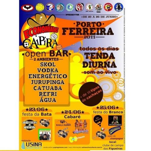Economíadas Caipira 2011 – ocorre em Porto Ferreira no feriado prolongado
