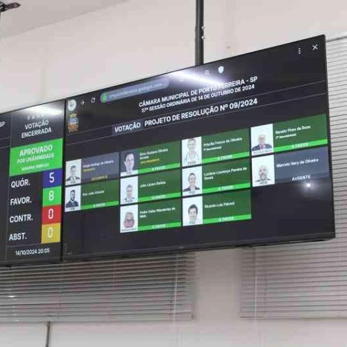 Câmara Municipal de Porto Ferreira tem novo site, sistema legislativo e votação eletrônica