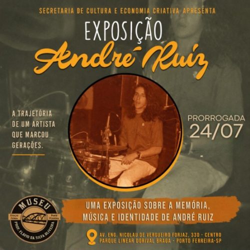 Exposição sobre André Ruiz é prorrogada até 24 de julho em Porto Ferreira