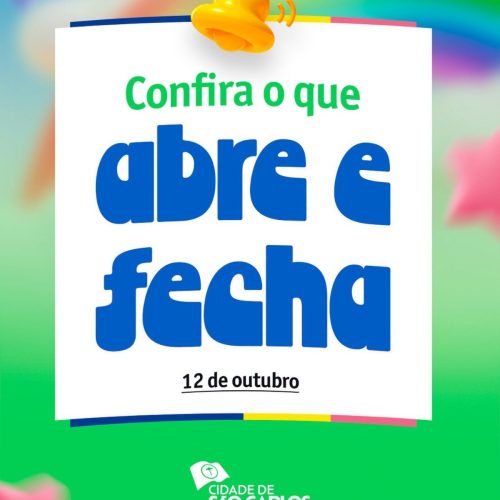 São Carlos terá mudanças nos serviços públicos durante o feriado de 12 de outubro