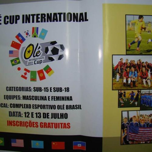 Escola de Futebol Clube de Campo/Olé Brasil participará de Copa em Ribeirão