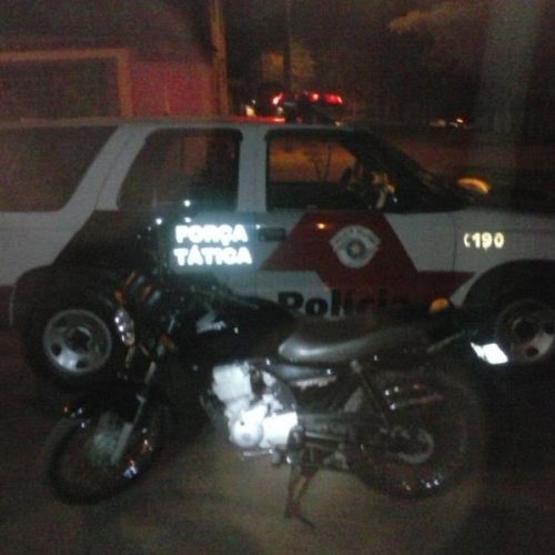 Moto furtada no Porto Bello I é recuperada horas depois em construção na Vila Real