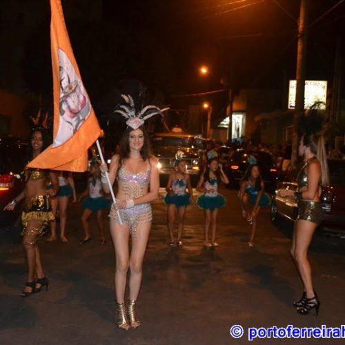 Bloco da Vaca desfila por ruas de Porto Ferreira reunindo muitos foliões