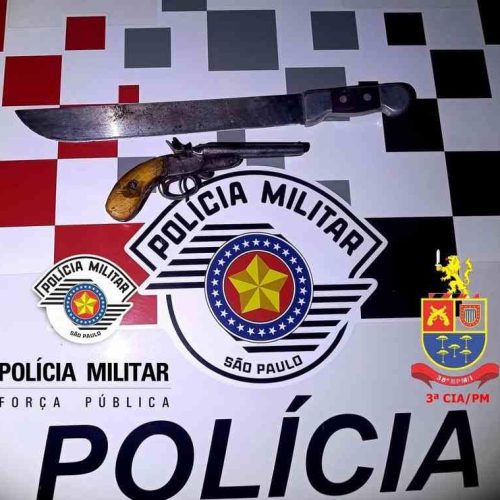 Descalvado: Polícia Militar faz Prisão em Flagrante por Porte Ilegal de Arma de Fogo e