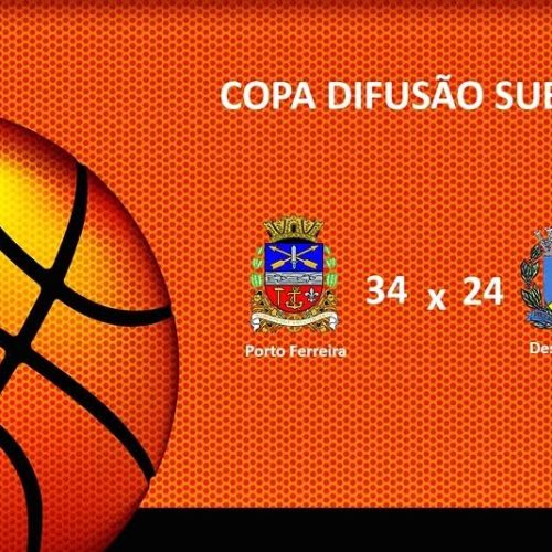 Copa Difusão de Basquete: Porto Ferreira sub-18 vence Descalvado