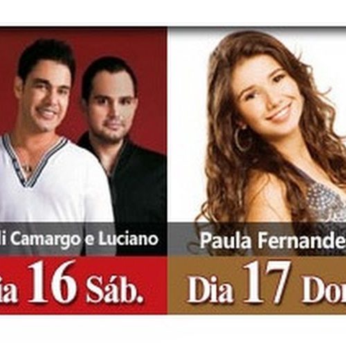 Zezé di Camargo & Luciano e Paula Fernandes em São João da Boa Vista