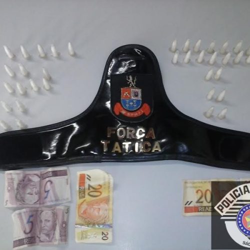 Três menores são apreendidos pela PM por ato infracional de tráfico e associação ao tráfico