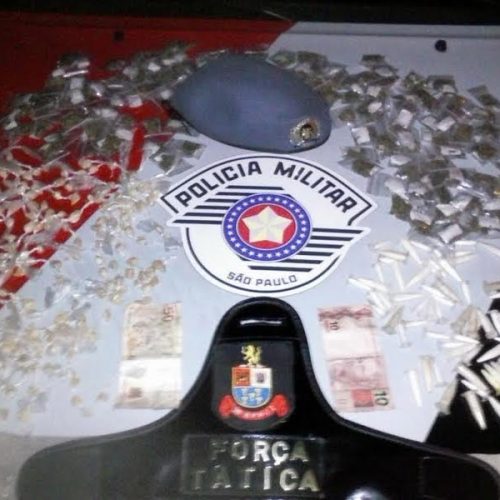PM registra ato infracional de tráfico de drogas envolvendo três menores no Bairro Cristo Redentor