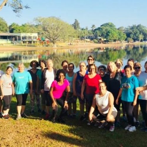 Alunas do projeto Mova-se visitaram o Clube de Campo pelo dia das Mães